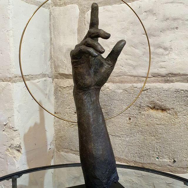 " Adam " bronze et laiton, 60x40x20