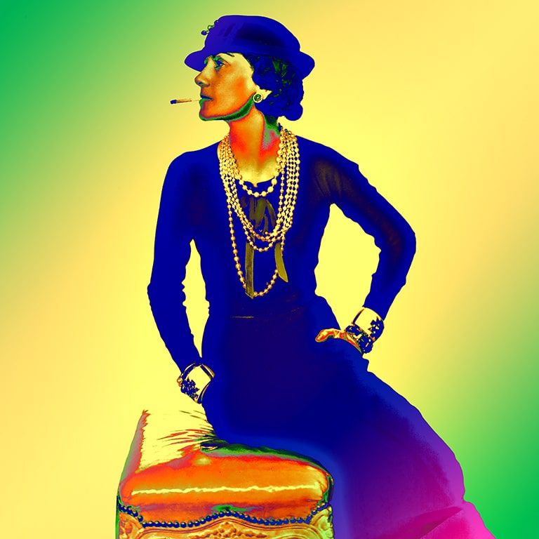 Coco Chanel - Art lenticulaire