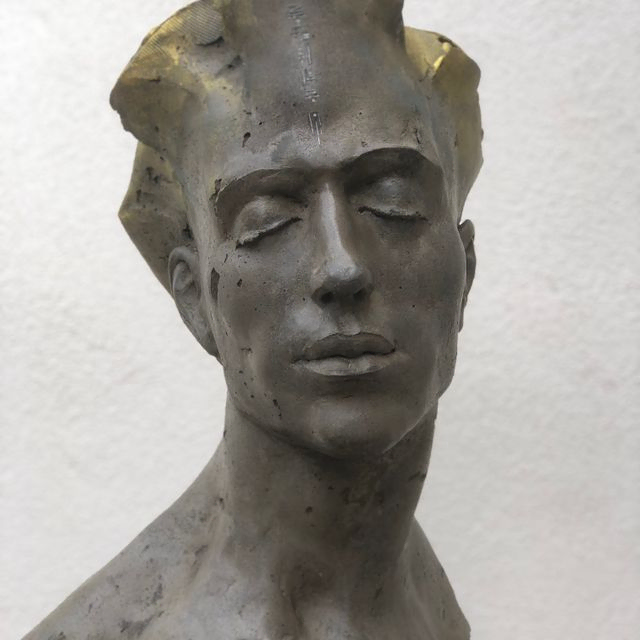" Expecto nuntium " béton, 63x35x25