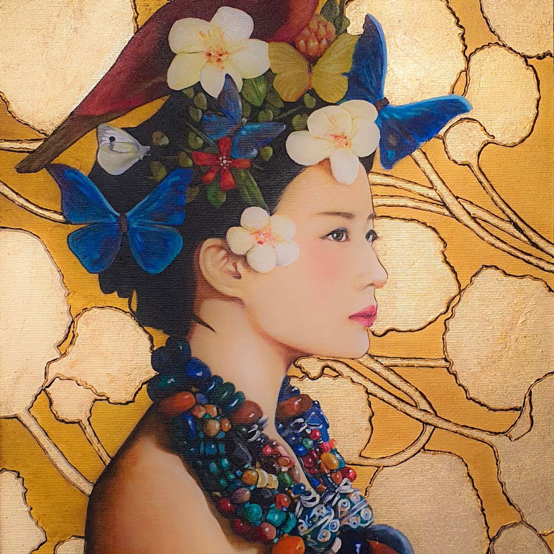 La japonaise et l'oiseau