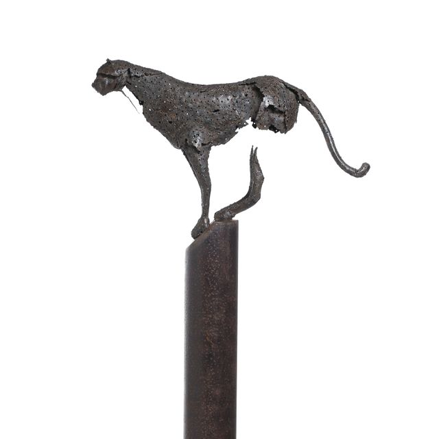 Guépard sur socle