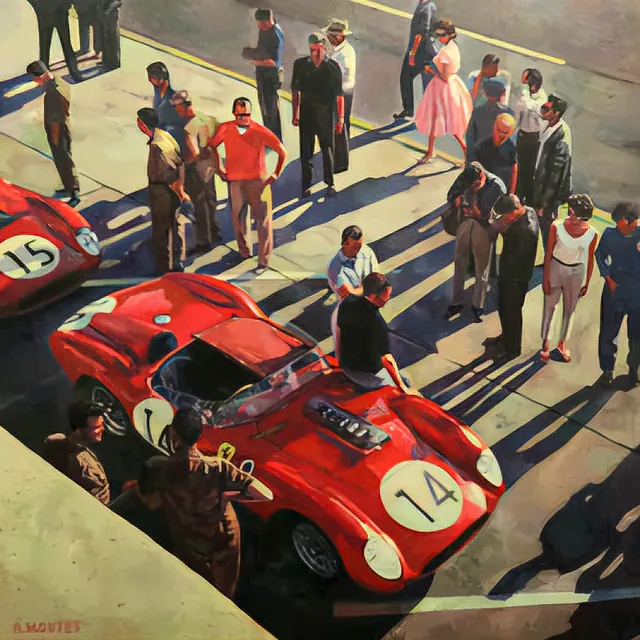 Stand Ferrari 80 x 80 cm