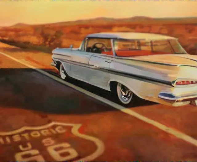 Route 66 100 x 50 cm